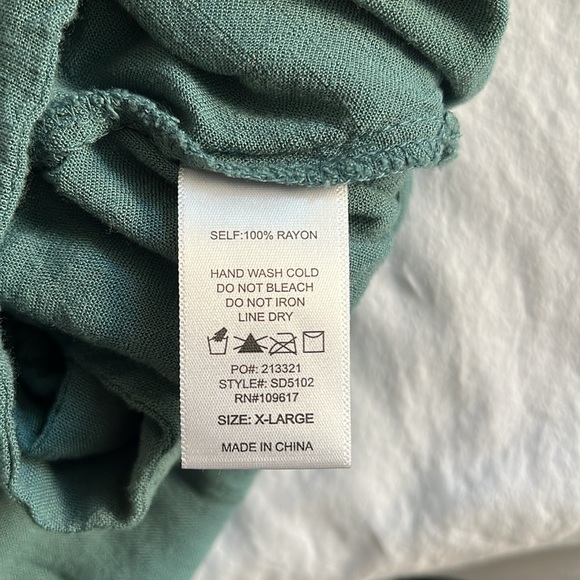 Shinestar boho teal cropped jumper - Picture 5 of 6